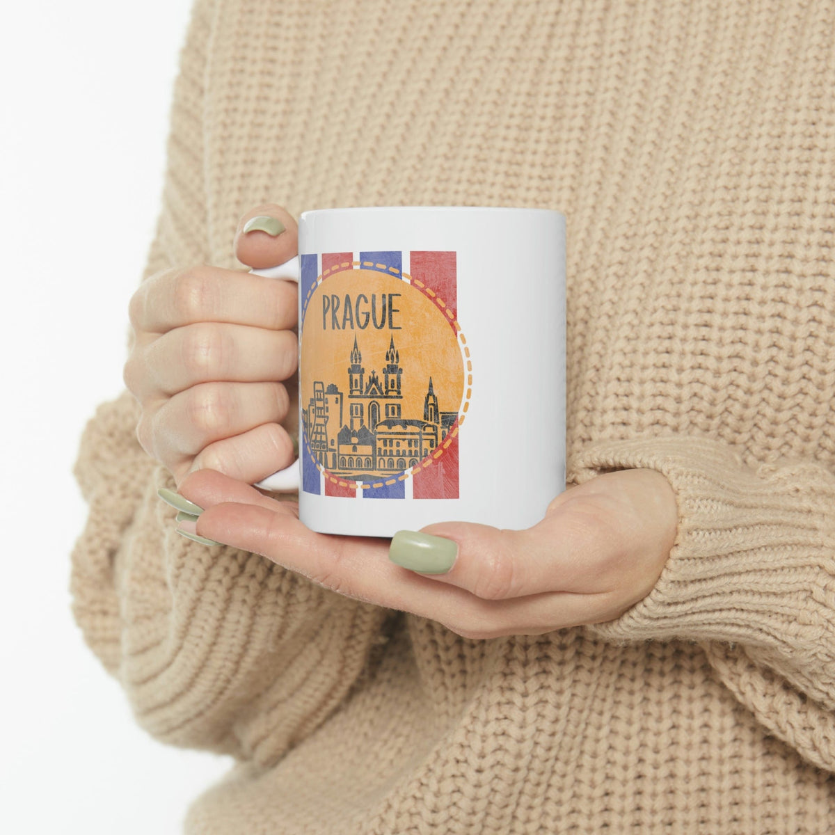 PRAGUE - Awesome Ceramic Mug, Exclusive Design