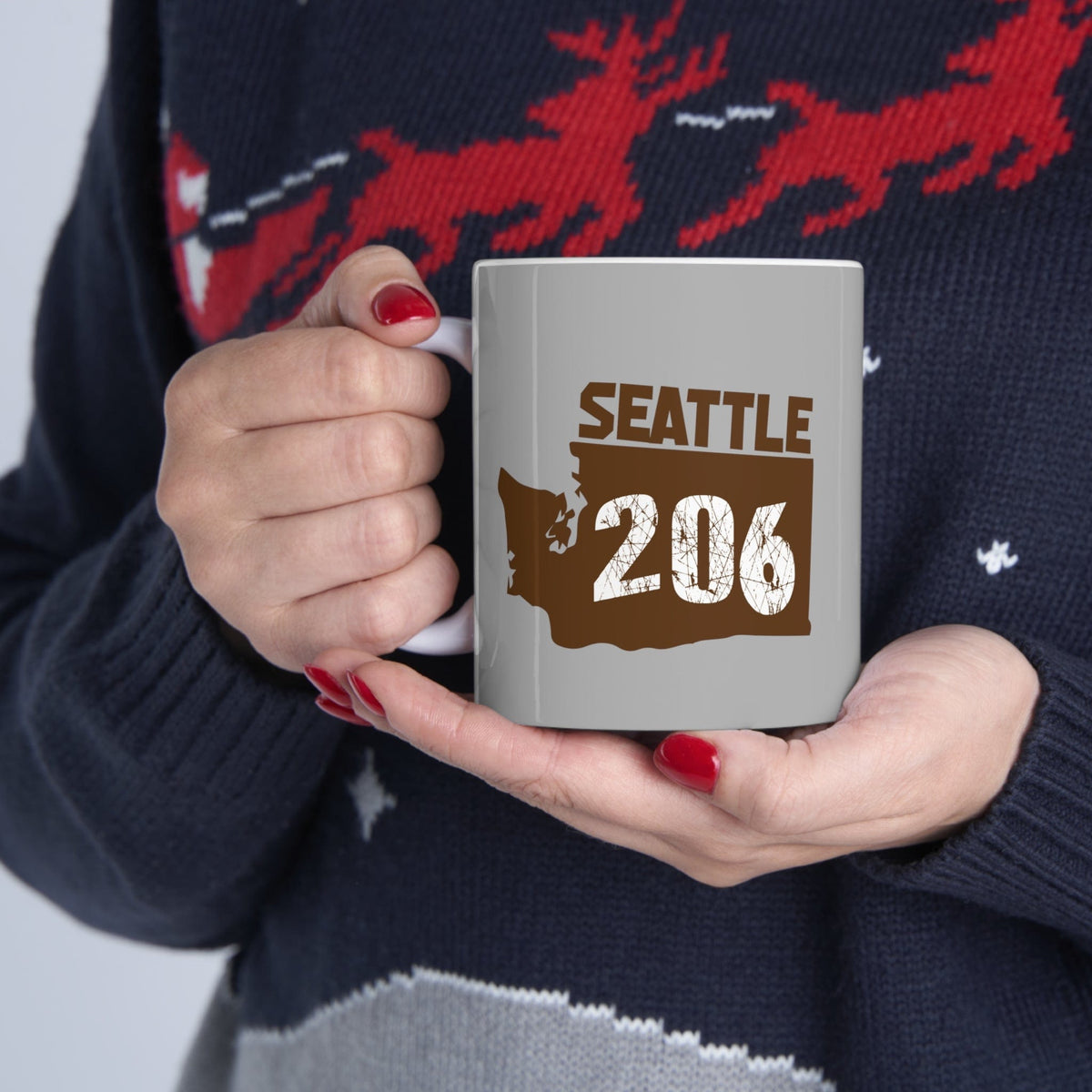 SEATTLE - Awesome Ceramic Mug, Exclusive Design