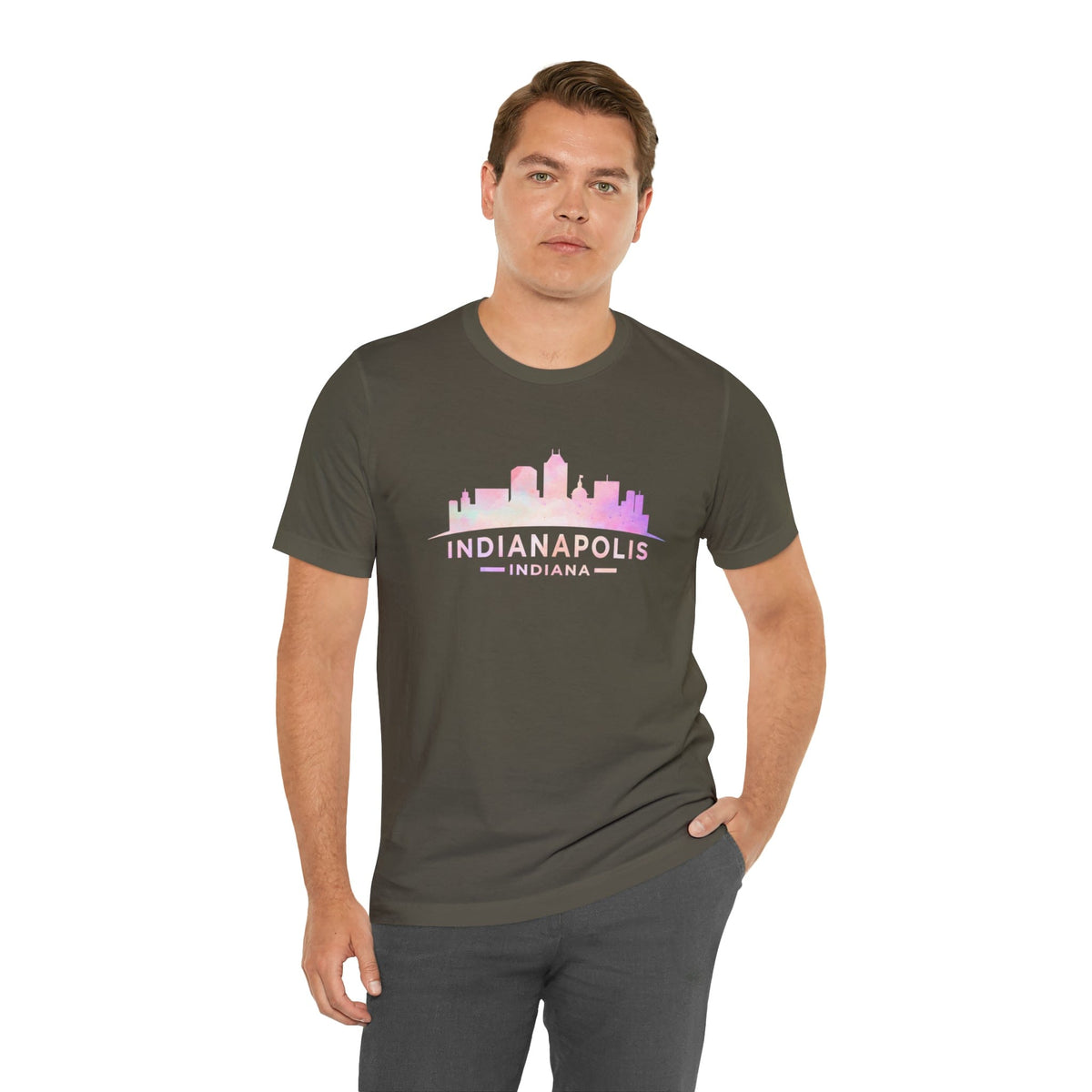 Indianapolis Monochrome - Short Sleeve Tee
