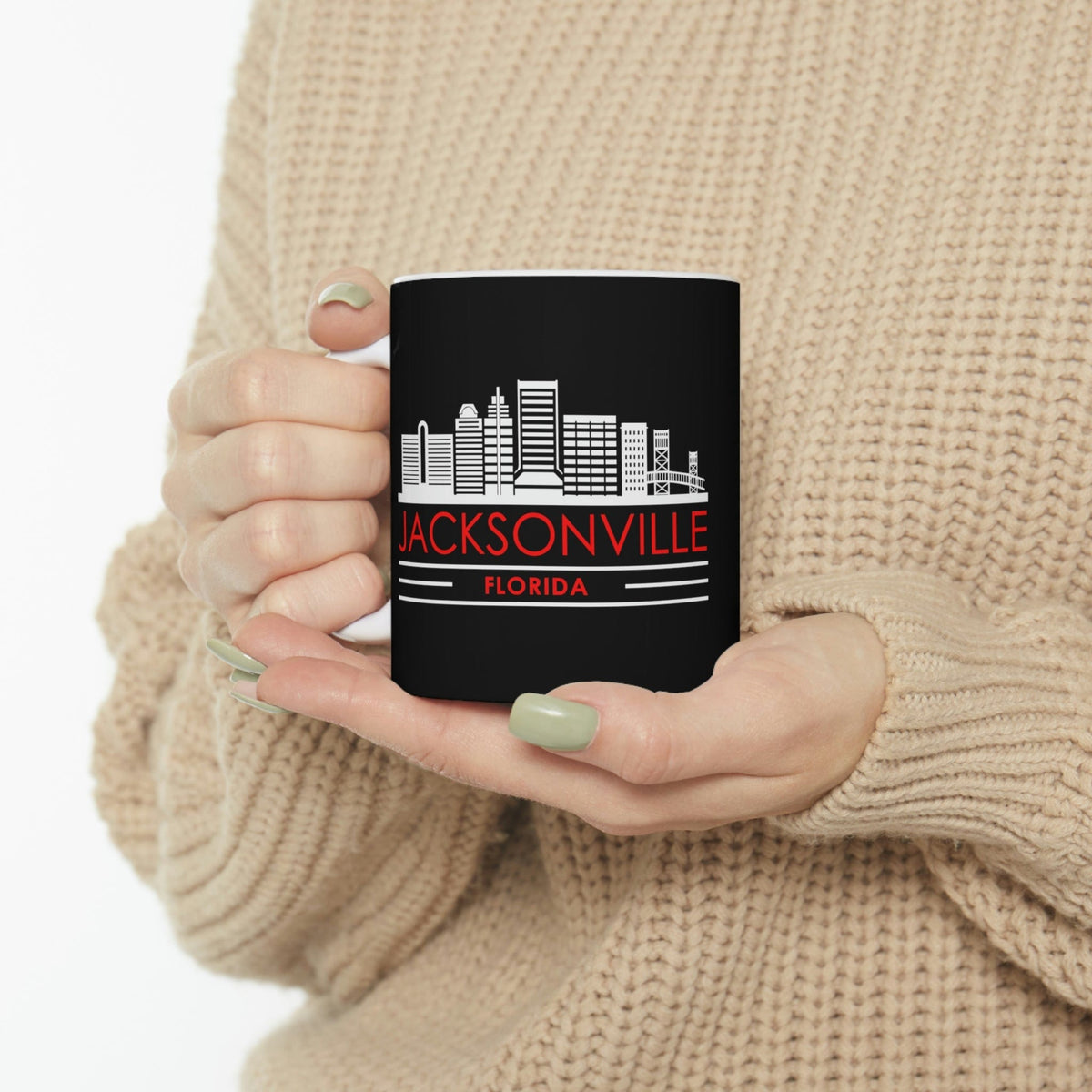 JACKSONVILLE - Awesome Ceramic Mug, Exclusive Design