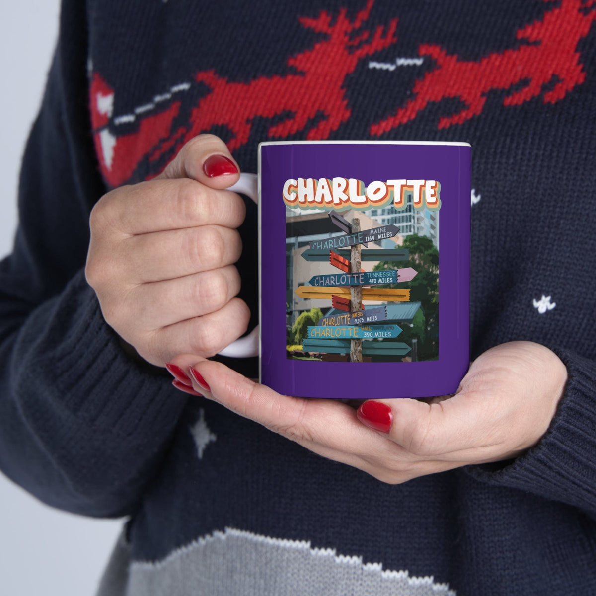 CHARLOTTE - Awesome Ceramic Mug, Exclusive Design