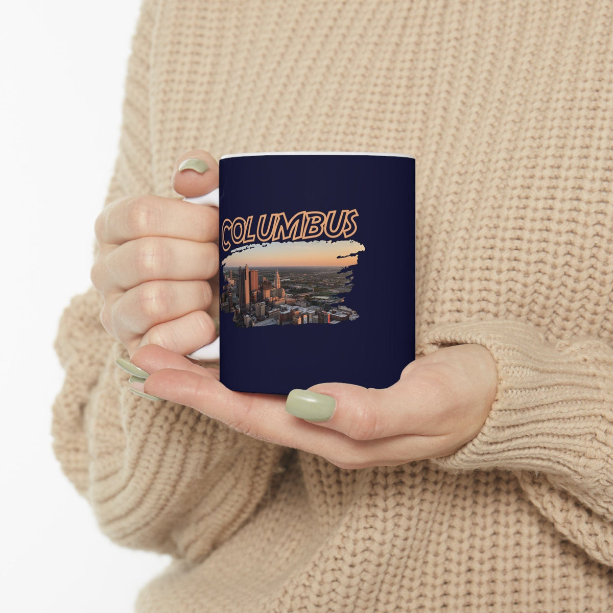 COLUMBUS - Awesome Ceramic Mug, Exclusive Design