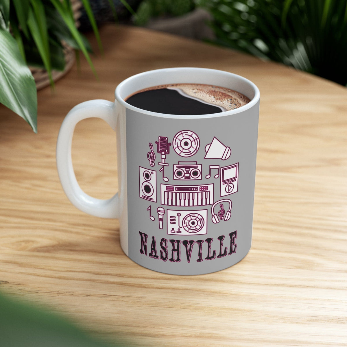 NASHVILLE - Awesome Ceramic Mug, Exclusive Design