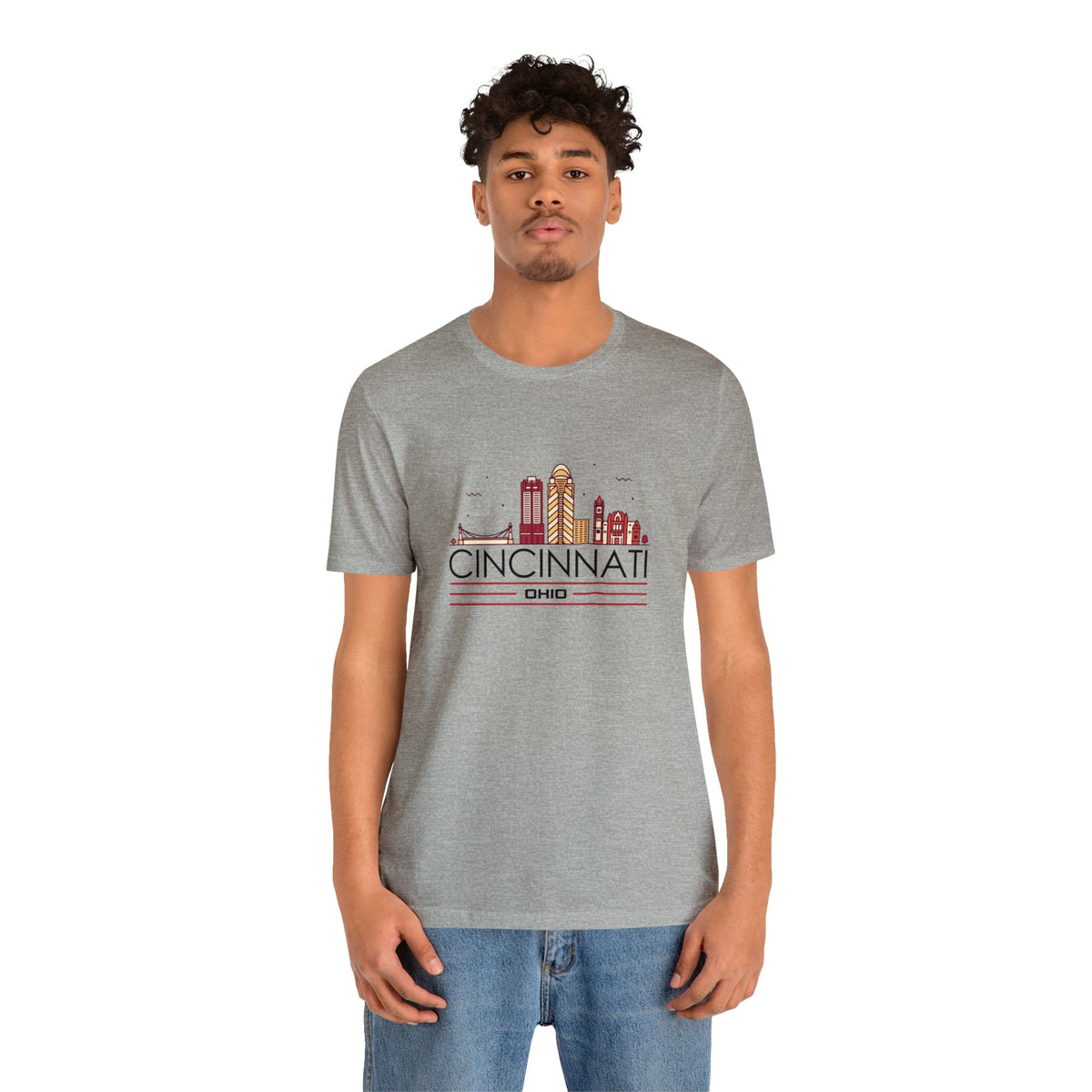 Cincinnati Downtown Glow - Short Sleeve Tee