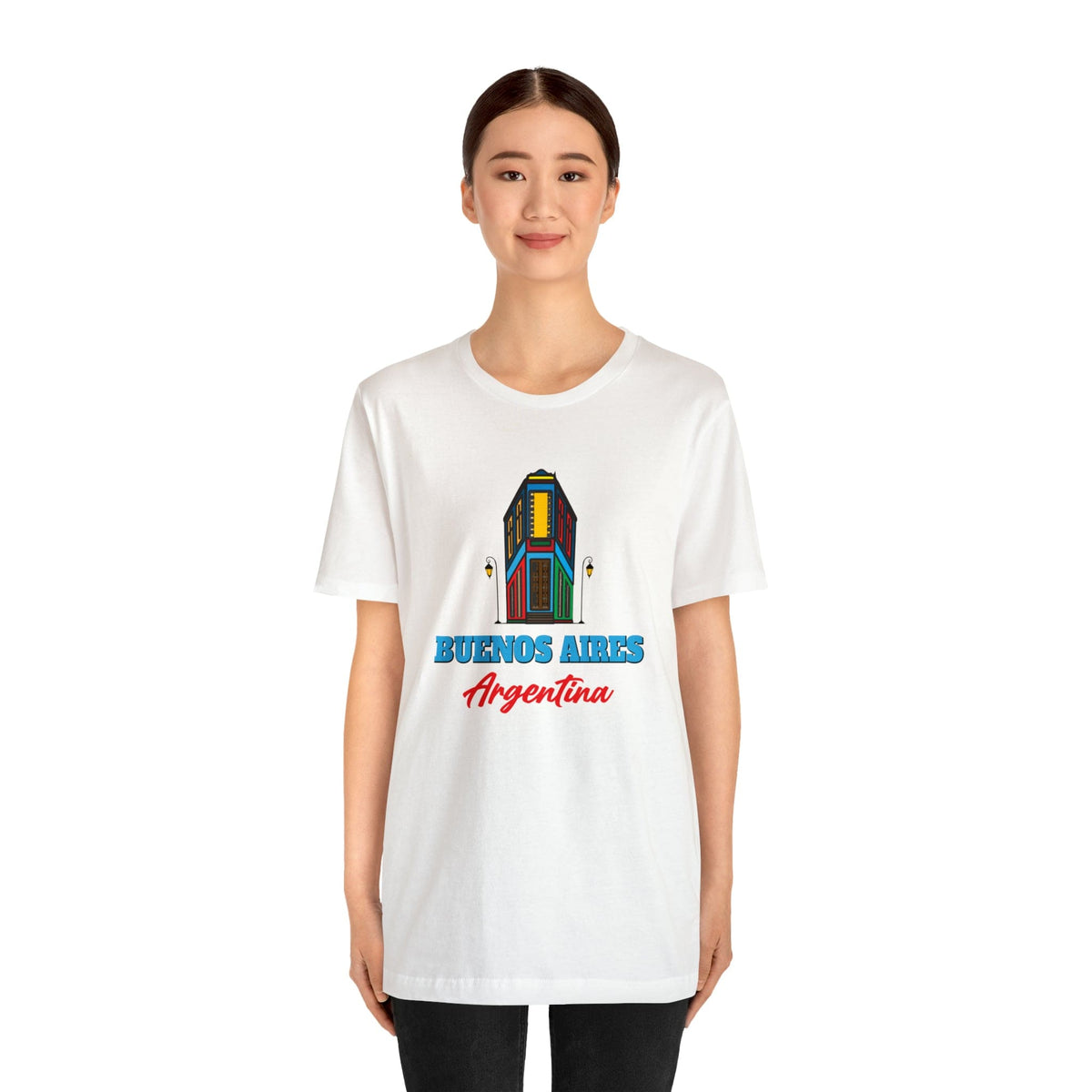 Retro Buenos Aires Landmark - Short Sleeve Tee