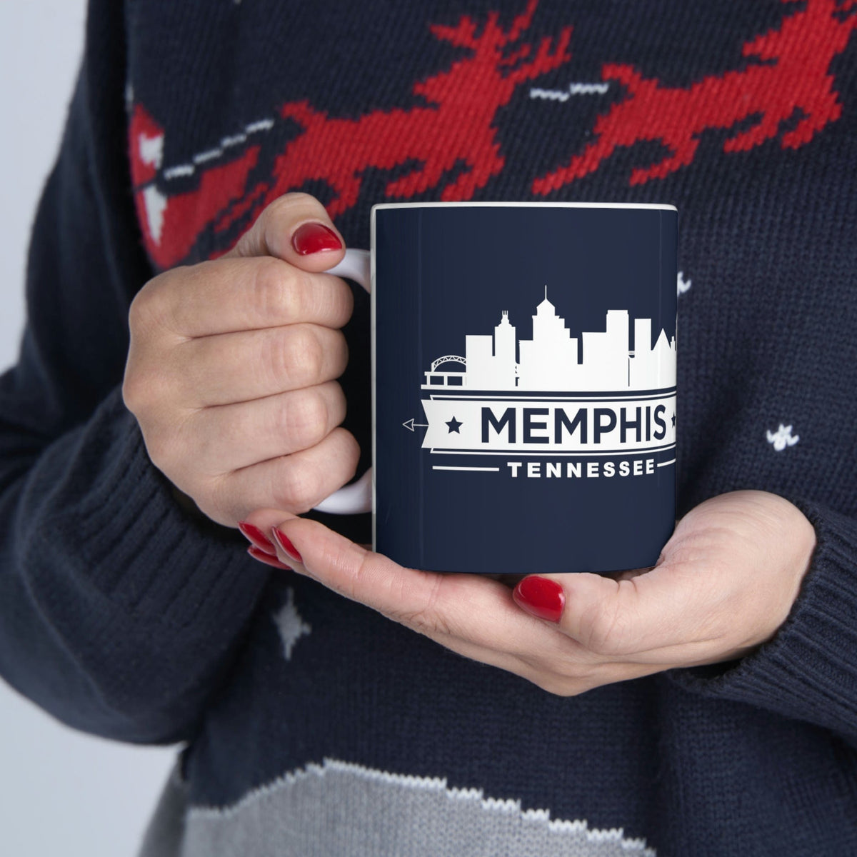 MEMPHIS - Awesome Ceramic Mug, Exclusive Design