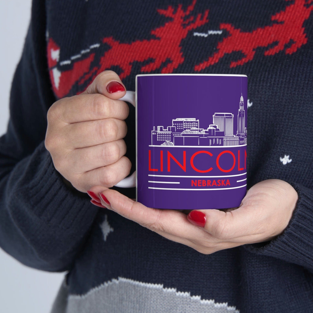 LINCOLN - Awesome Ceramic Mug, Exclusive Design