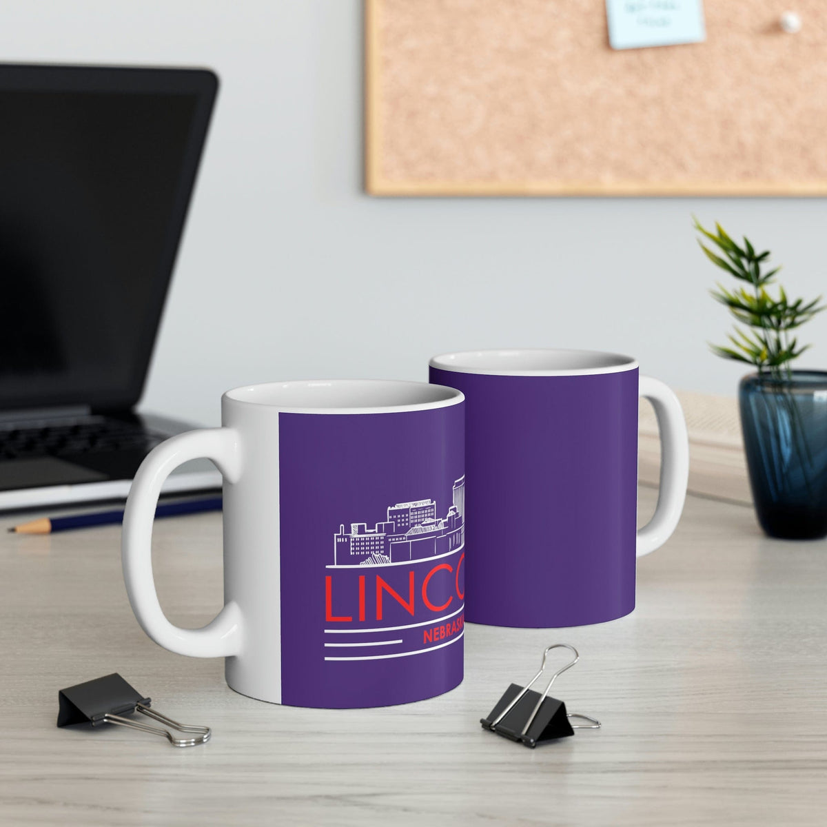 LINCOLN - Awesome Ceramic Mug, Exclusive Design