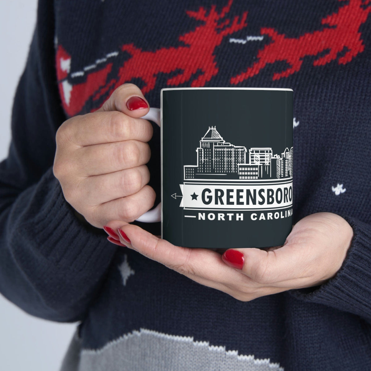 GREENSBORO - Awesome Ceramic Mug, Exclusive Design