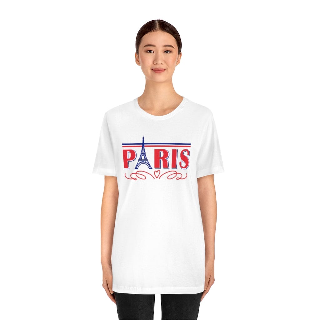 Paris Classic Lettering- Short Sleeve Tee