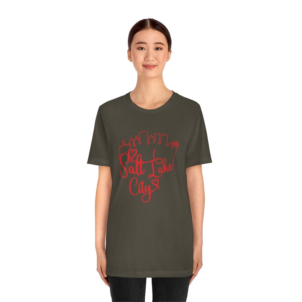 Salt Lake Badge- Short Sleeve Tee