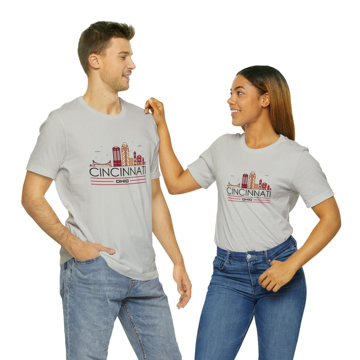 Cincinnati Downtown Glow - Short Sleeve Tee