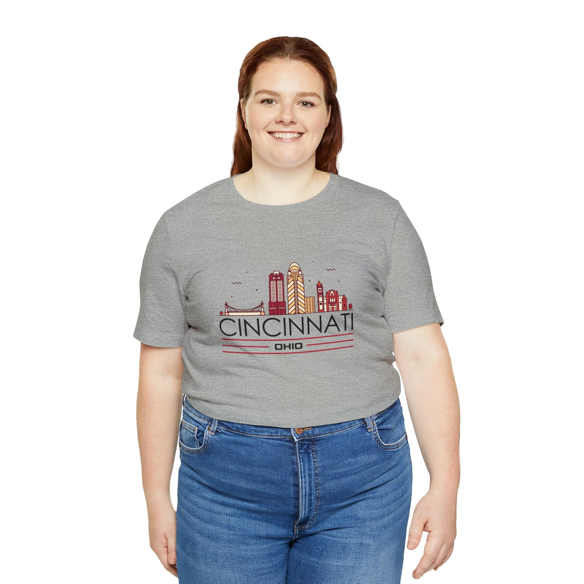 Cincinnati Downtown Glow - Short Sleeve Tee