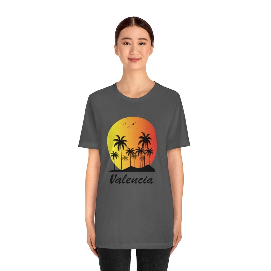 Valencia Sunset Palm- Short Sleeve Tee