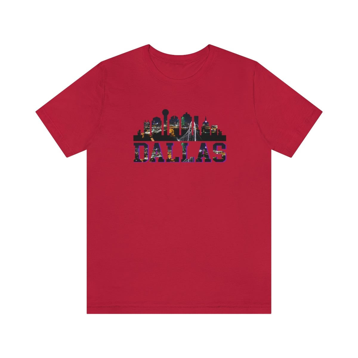 Downtown Dallas Nights- Short Sleeve Tee