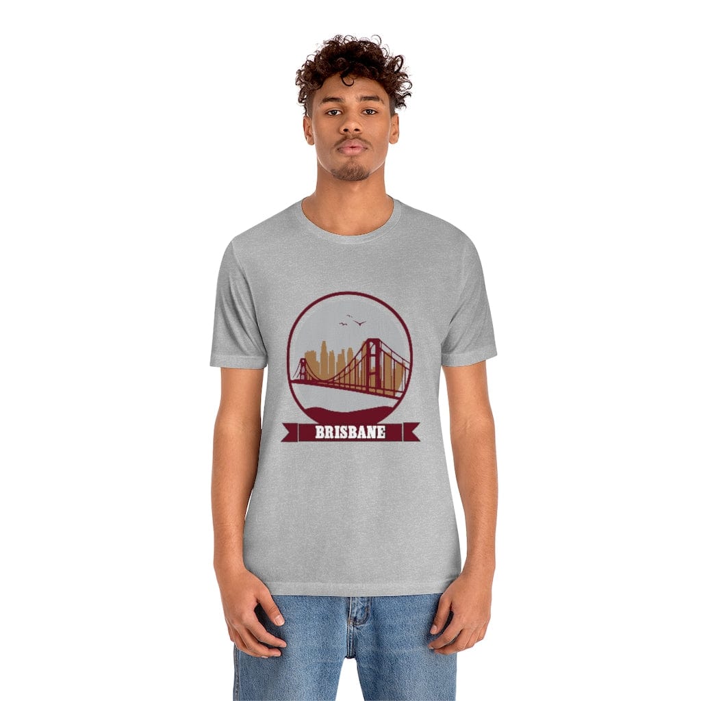 Maroon Brisbane- Short Sleeve Tee