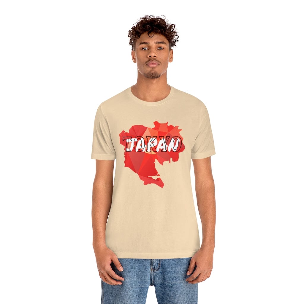Tokyo Red Lettering- Short Sleeve Tee