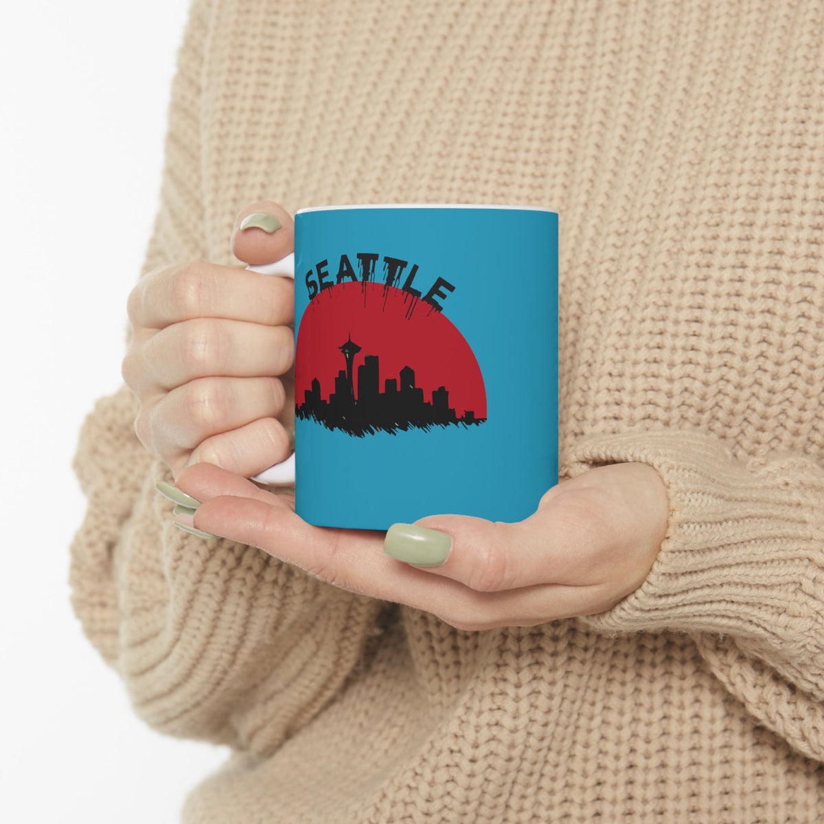 SEATTLE - Awesome Ceramic Mug, Exclusive Design