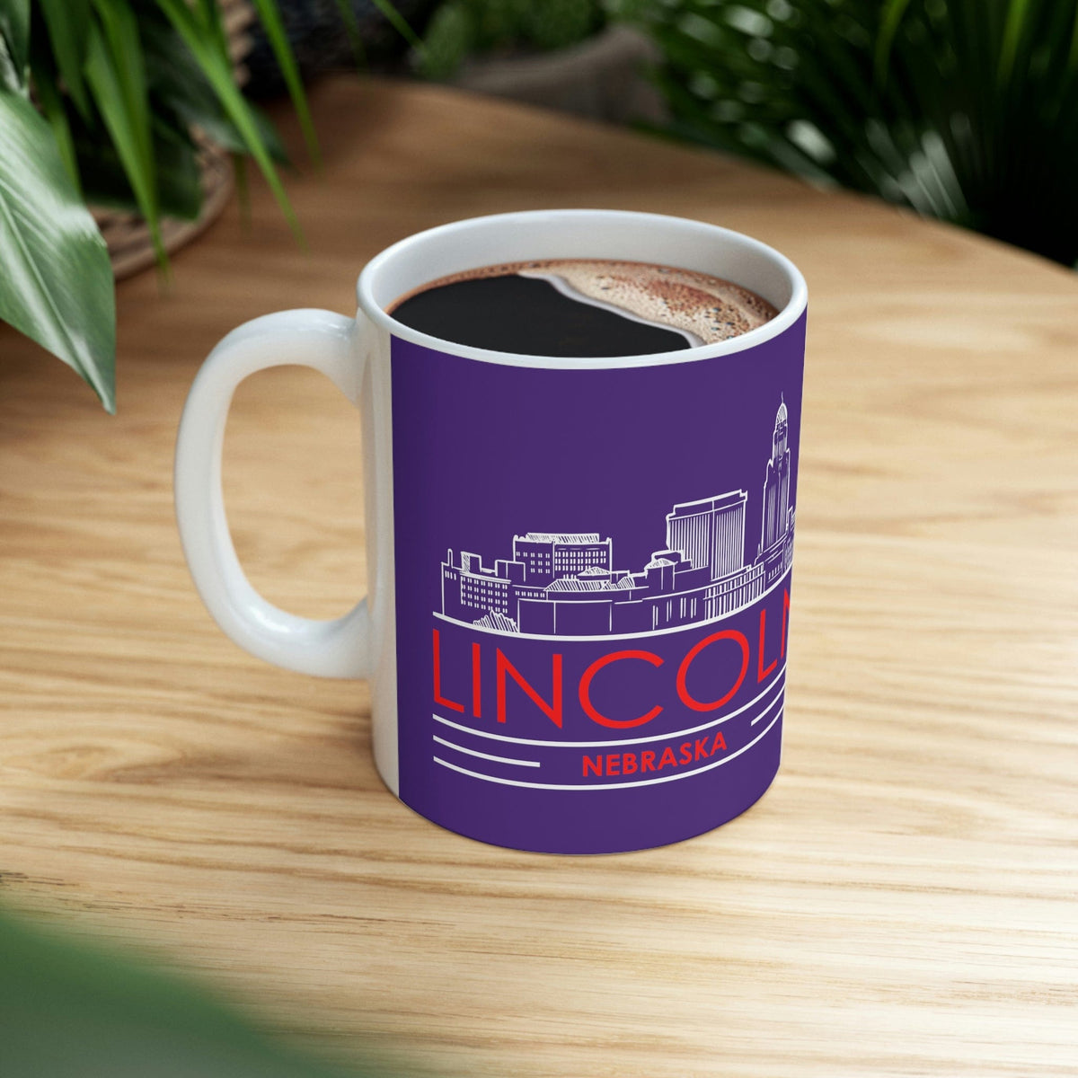 LINCOLN - Awesome Ceramic Mug, Exclusive Design