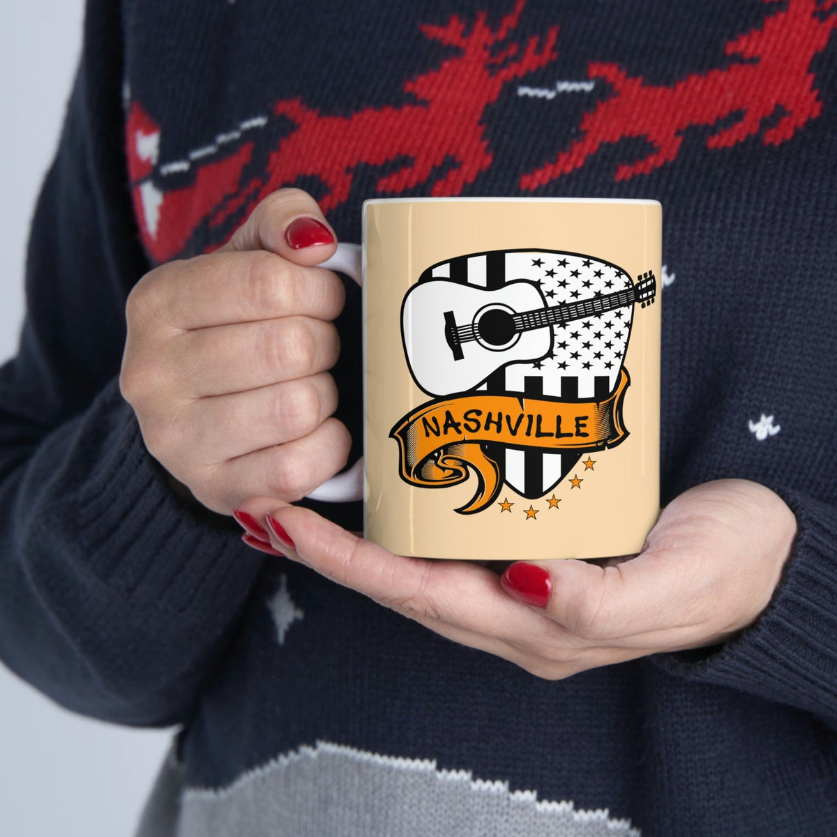 NASHVILLE - Awesome Ceramic Mug, Exclusive Design
