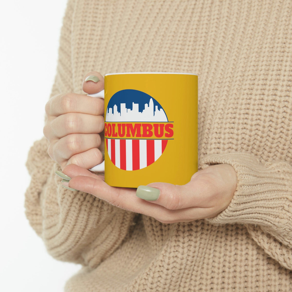 COLUMBUS - Awesome Ceramic Mug, Exclusive Design