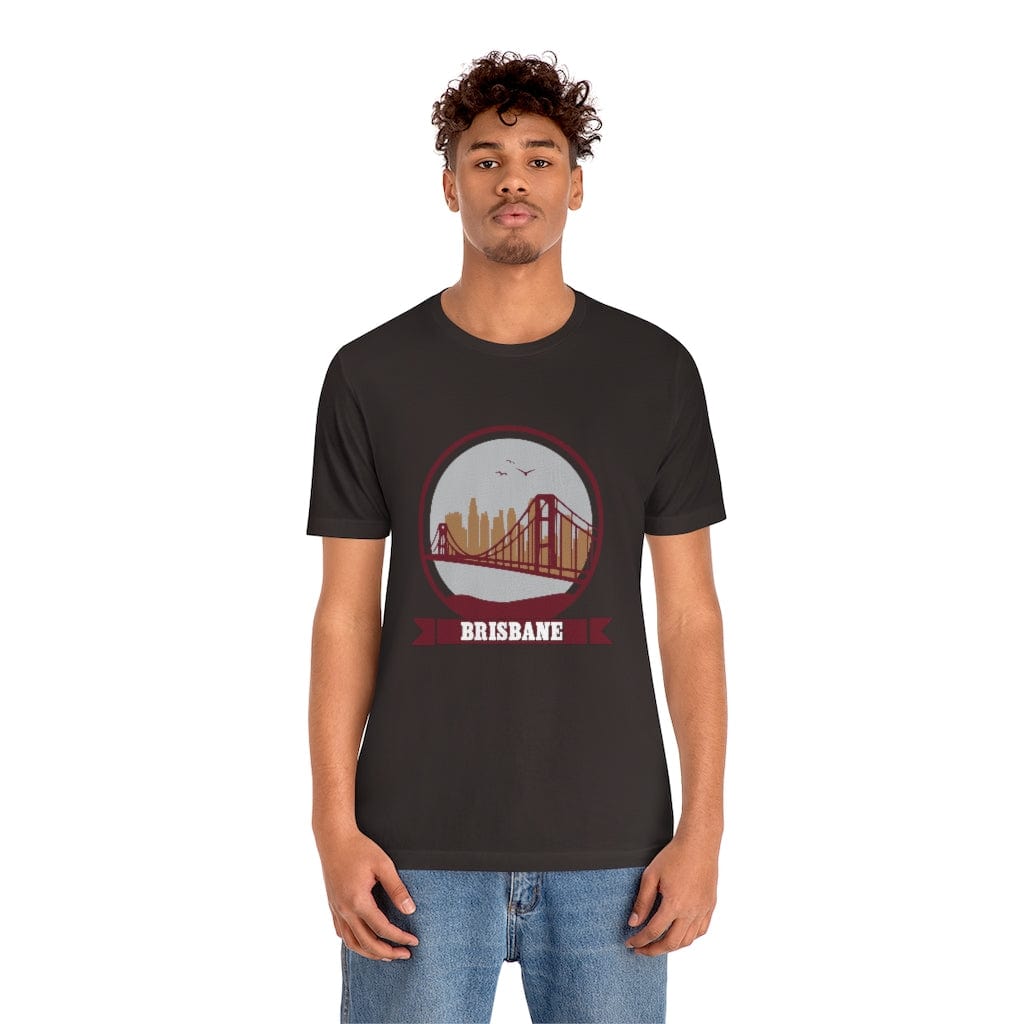 Maroon Brisbane- Short Sleeve Tee
