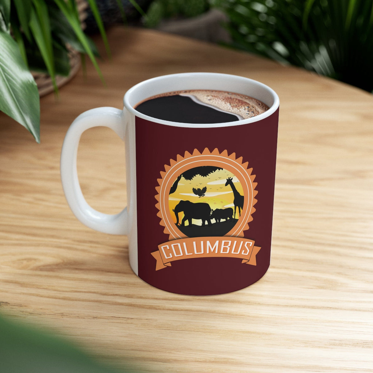 COLUMBUS - Awesome Ceramic Mug, Exclusive Design