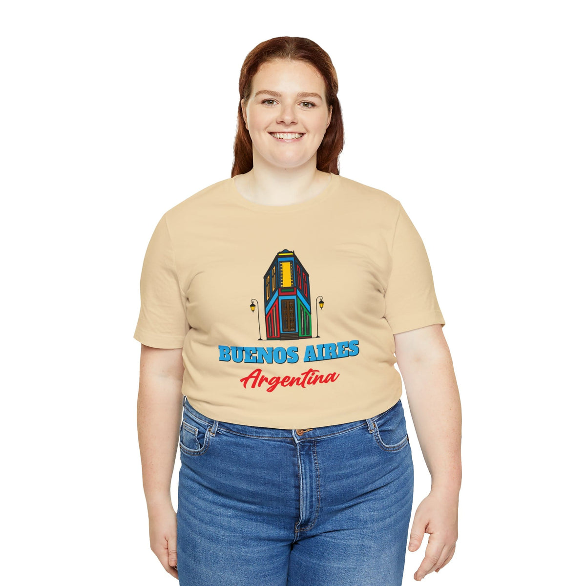 Retro Buenos Aires Landmark - Short Sleeve Tee