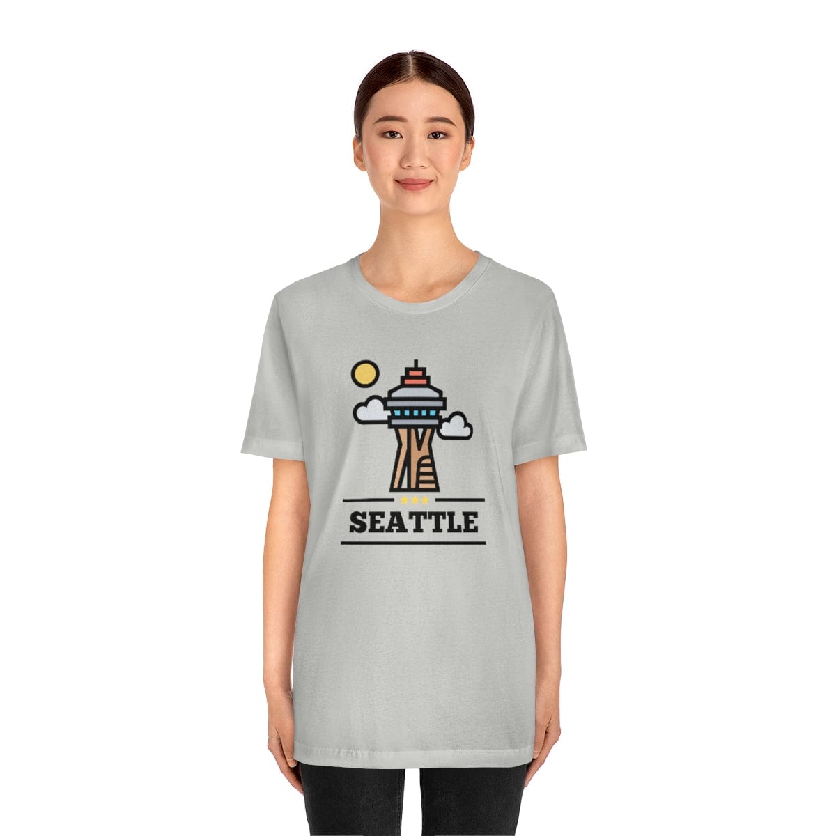 Space Needle Perspective- Short Sleeve Tee