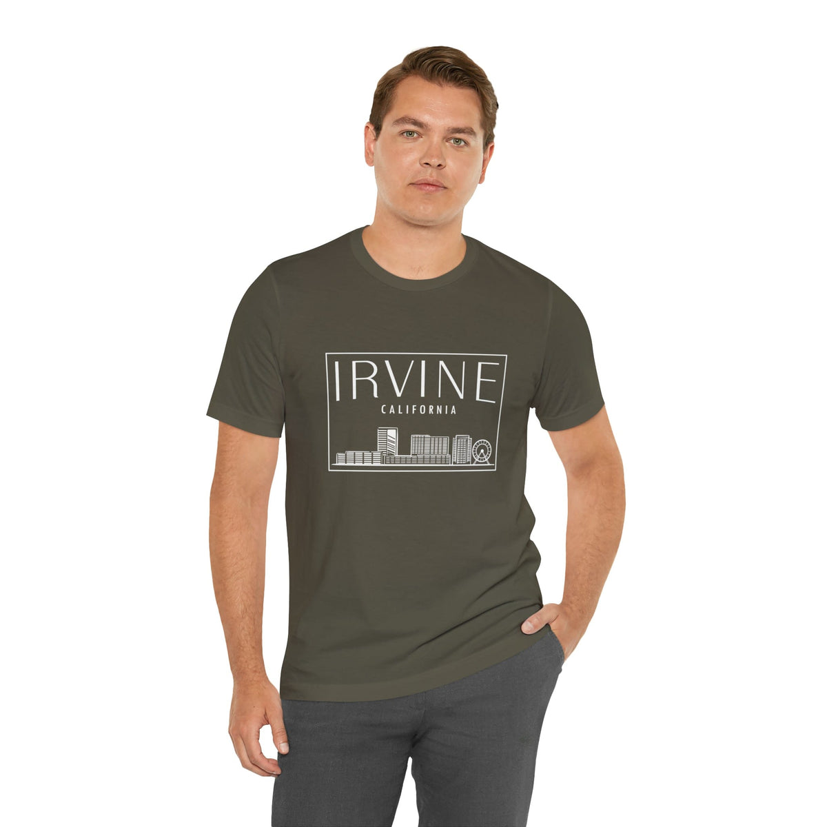 Minimalist Irvine California - Short Sleeve Tee