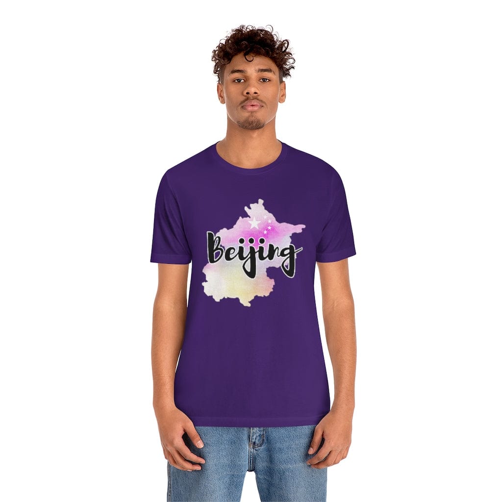 Beijing Map - Short Sleeve Tee