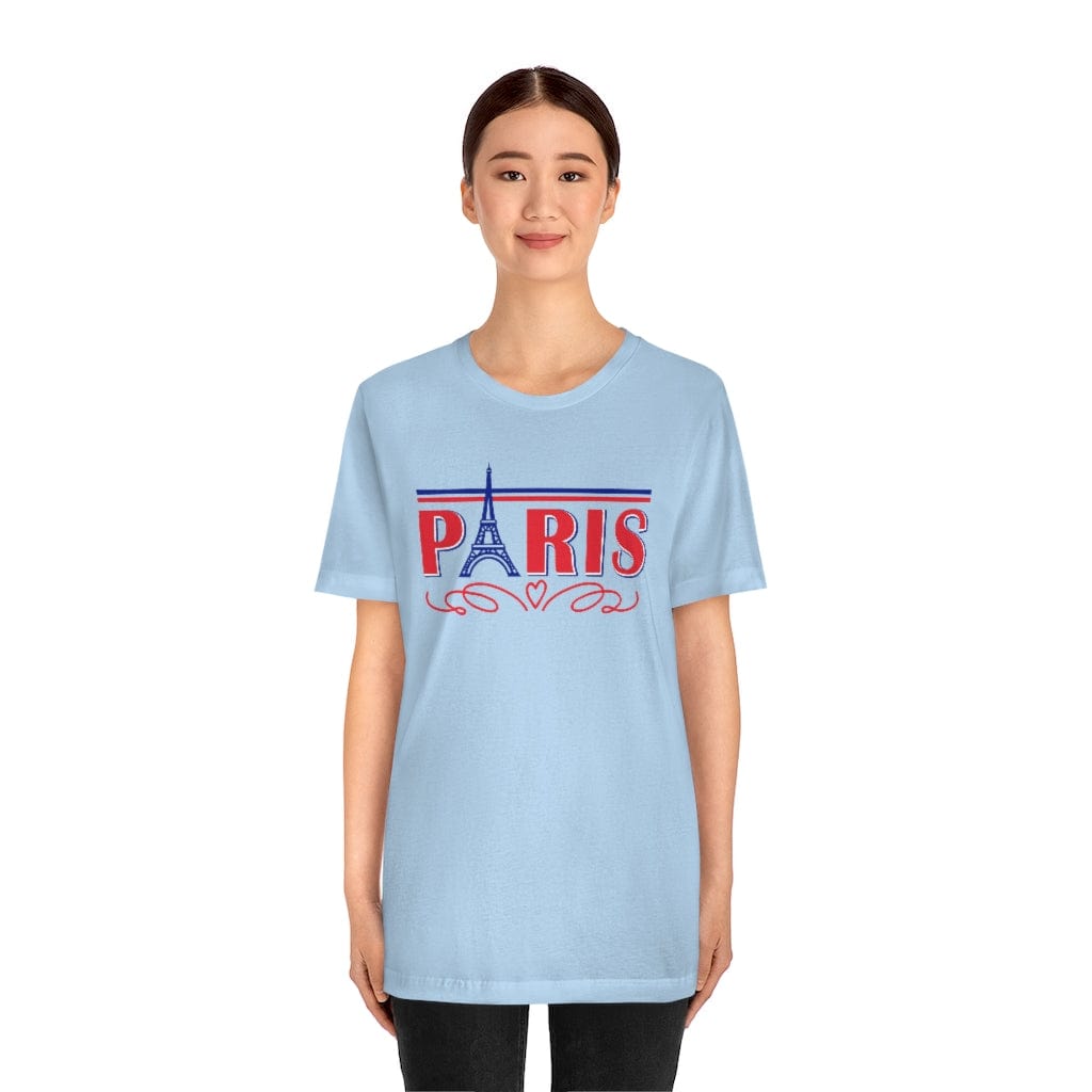 Paris Classic Lettering- Short Sleeve Tee