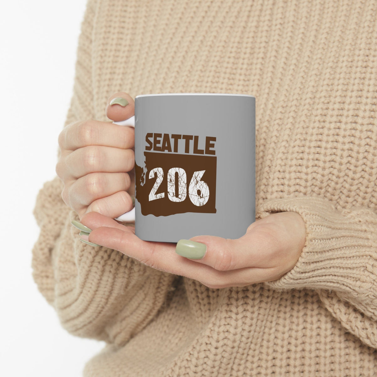 SEATTLE - Awesome Ceramic Mug, Exclusive Design