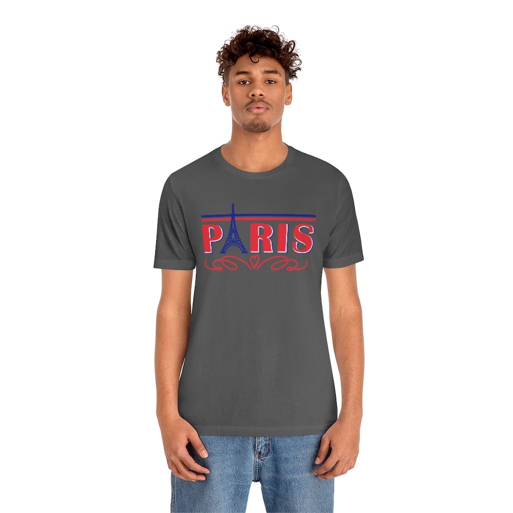 Paris Classic Lettering- Short Sleeve Tee