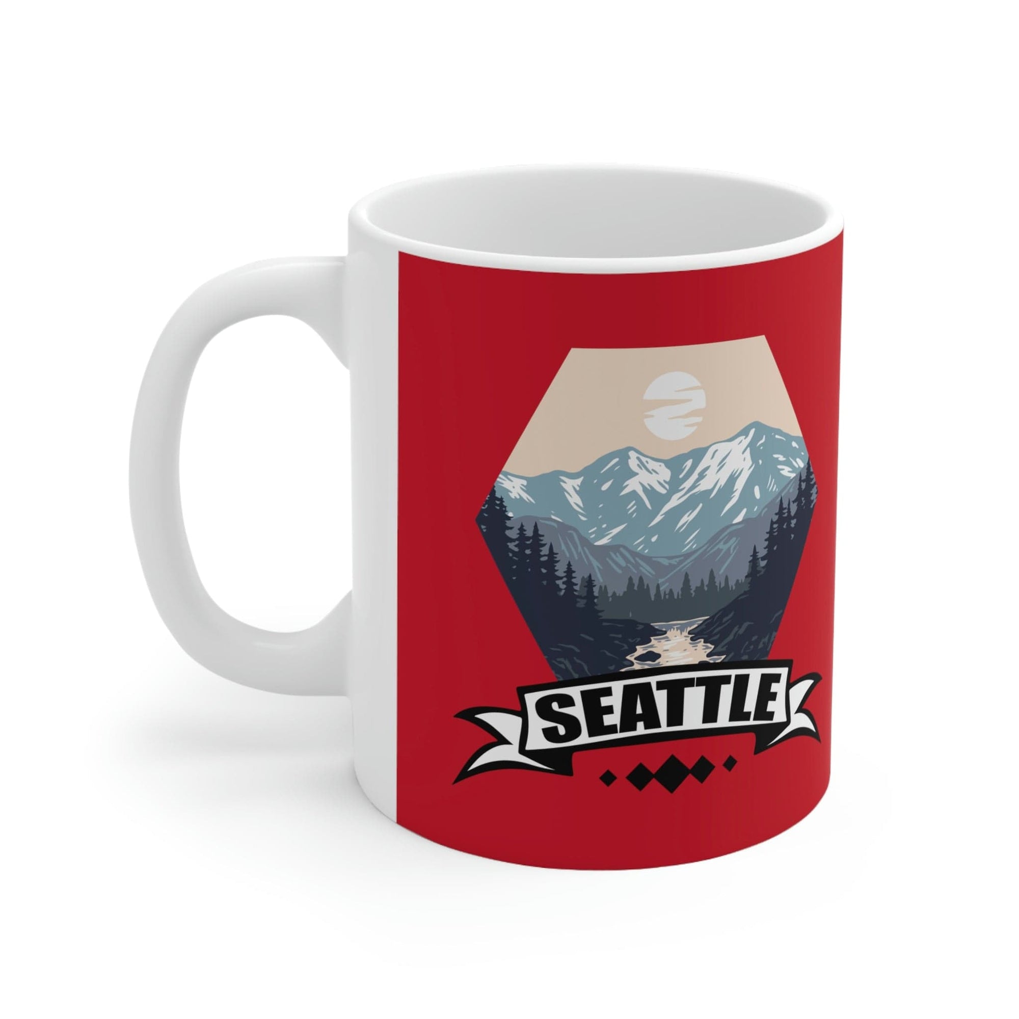 SEATTLE - Awesome Ceramic Mug, Exclusive Design