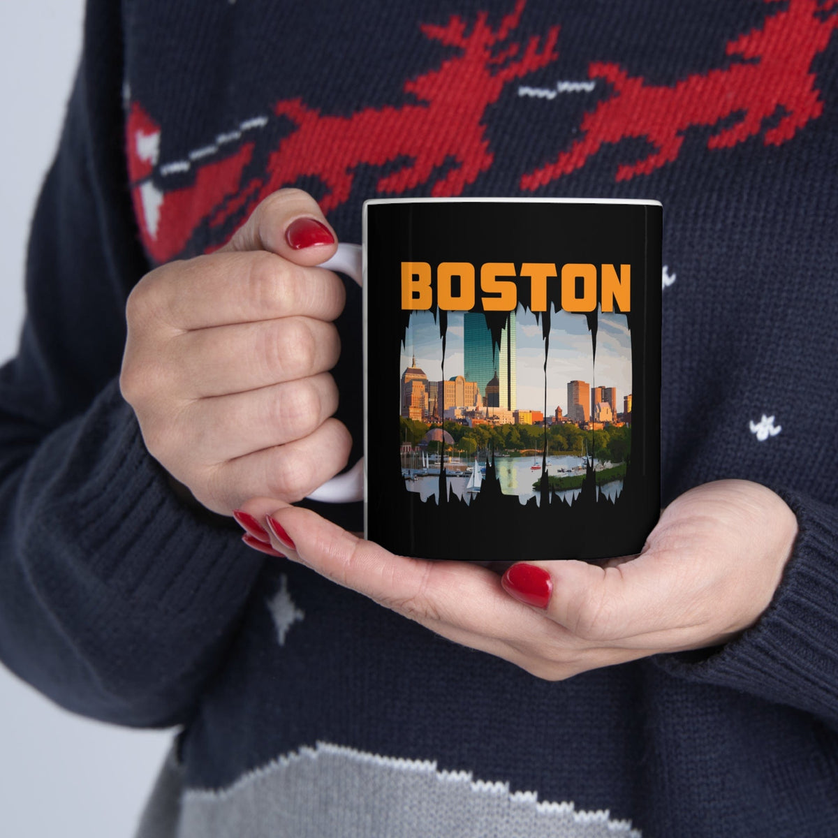 BOSTON - Awesome Ceramic Mug, Exclusive Design