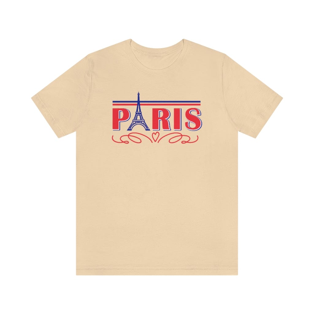 Paris Classic Lettering- Short Sleeve Tee