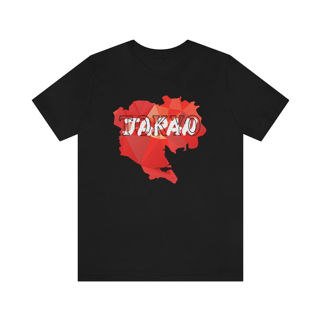 Tokyo Red Lettering- Short Sleeve Tee
