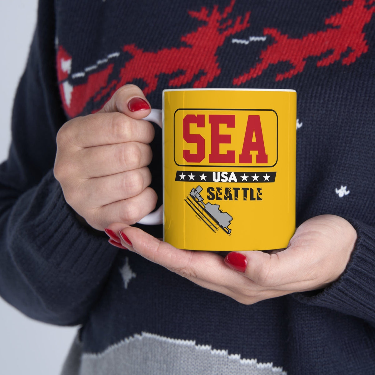 SEATTLE - Awesome Ceramic Mug, Exclusive Design