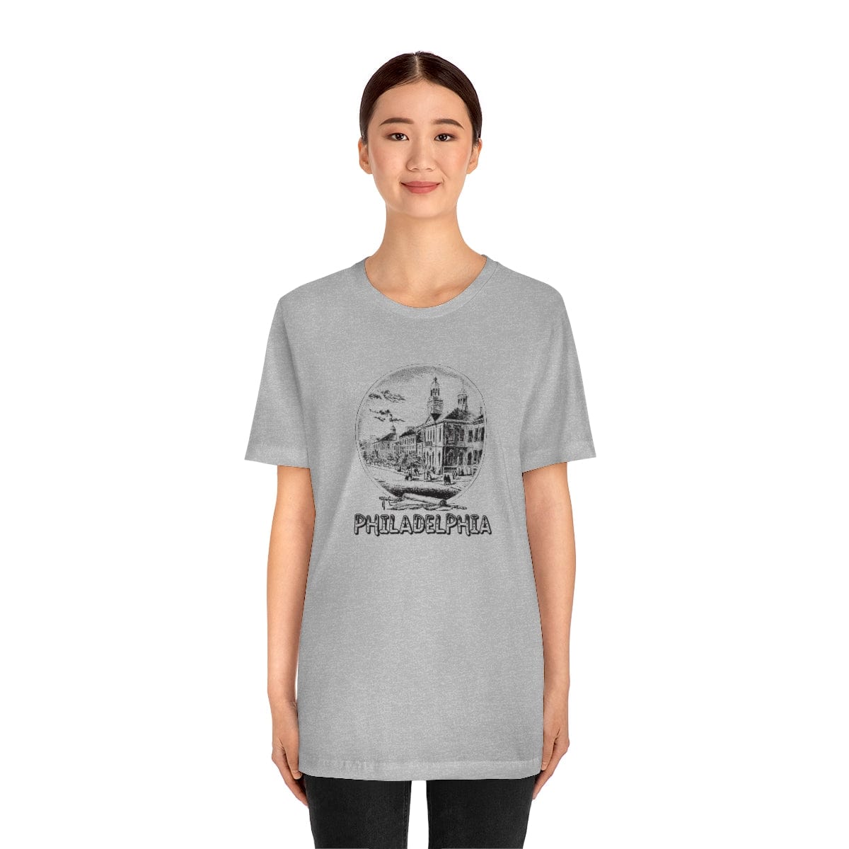 Classic Philly Skyline- Short Sleeve Tee