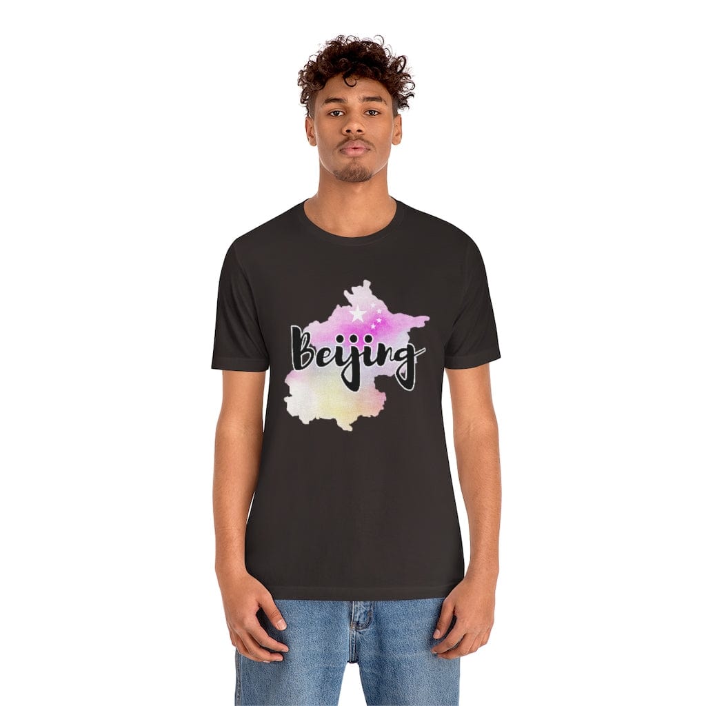 Beijing Map - Short Sleeve Tee