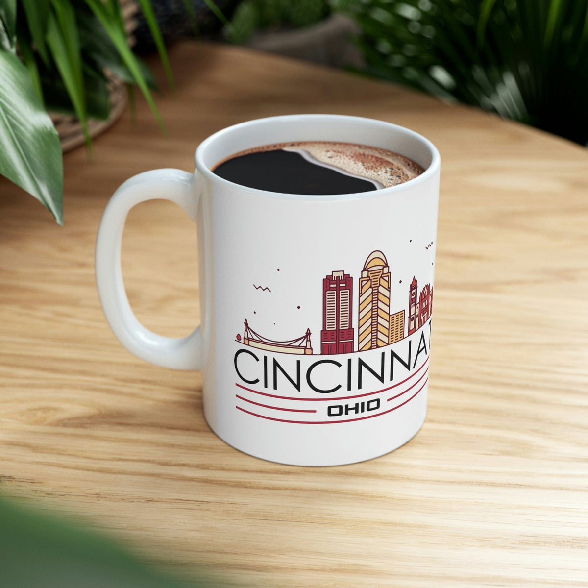 CINCINNATI - Awesome Ceramic Mug, Exclusive Design