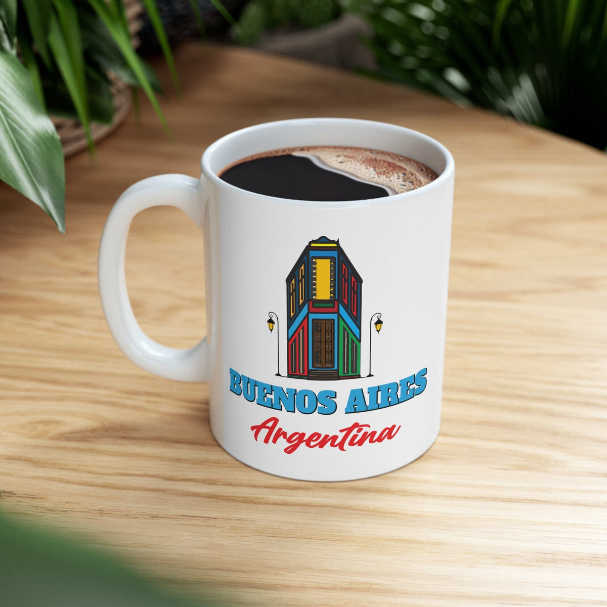 Retro Buenos Aires Landmark - Ceramic Mug