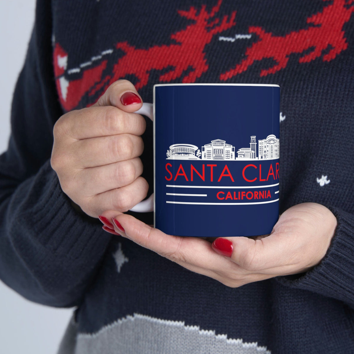 SANTA CLARA - Awesome Ceramic Mug, Exclusive Design