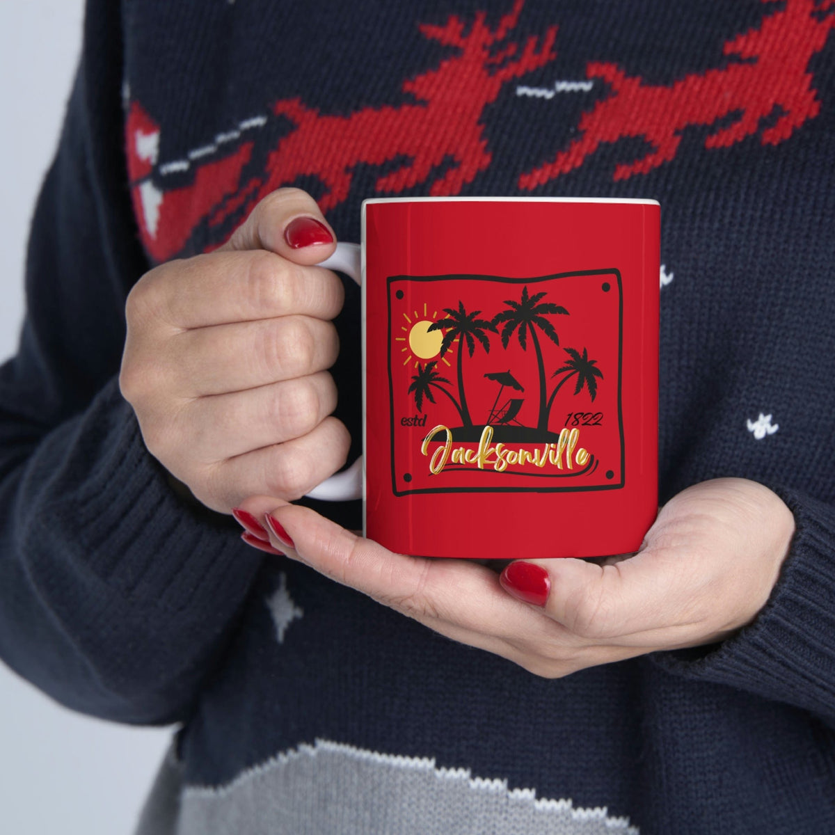 JACKSONVILLE - Awesome Ceramic Mug, Exclusive Design