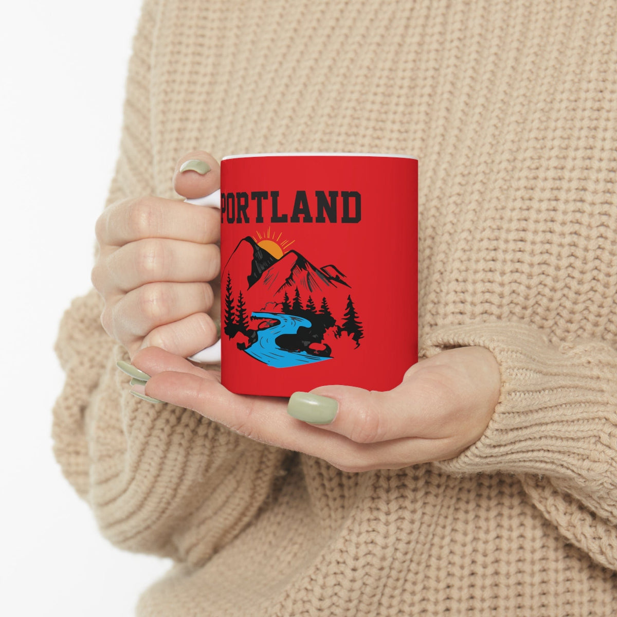 PORTLAND - Awesome Ceramic Mug, Exclusive Design