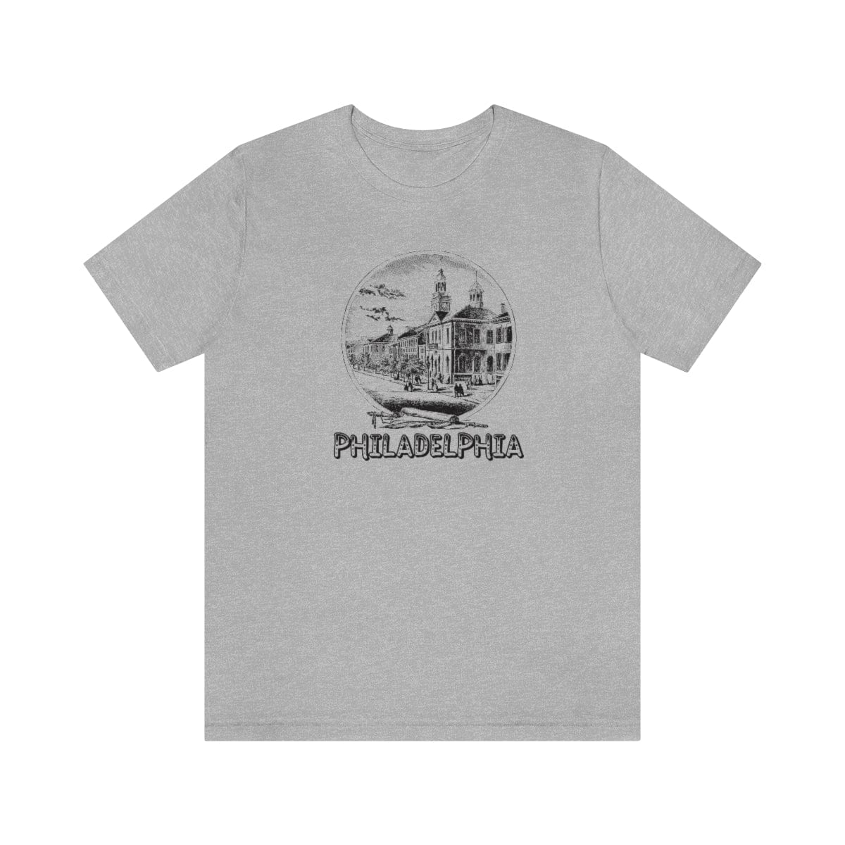 Classic Philly Skyline- Short Sleeve Tee