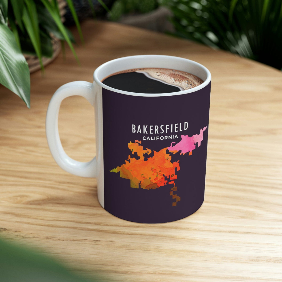 BAKERSFIELD - Awesome Ceramic Mug, Exclusive Design