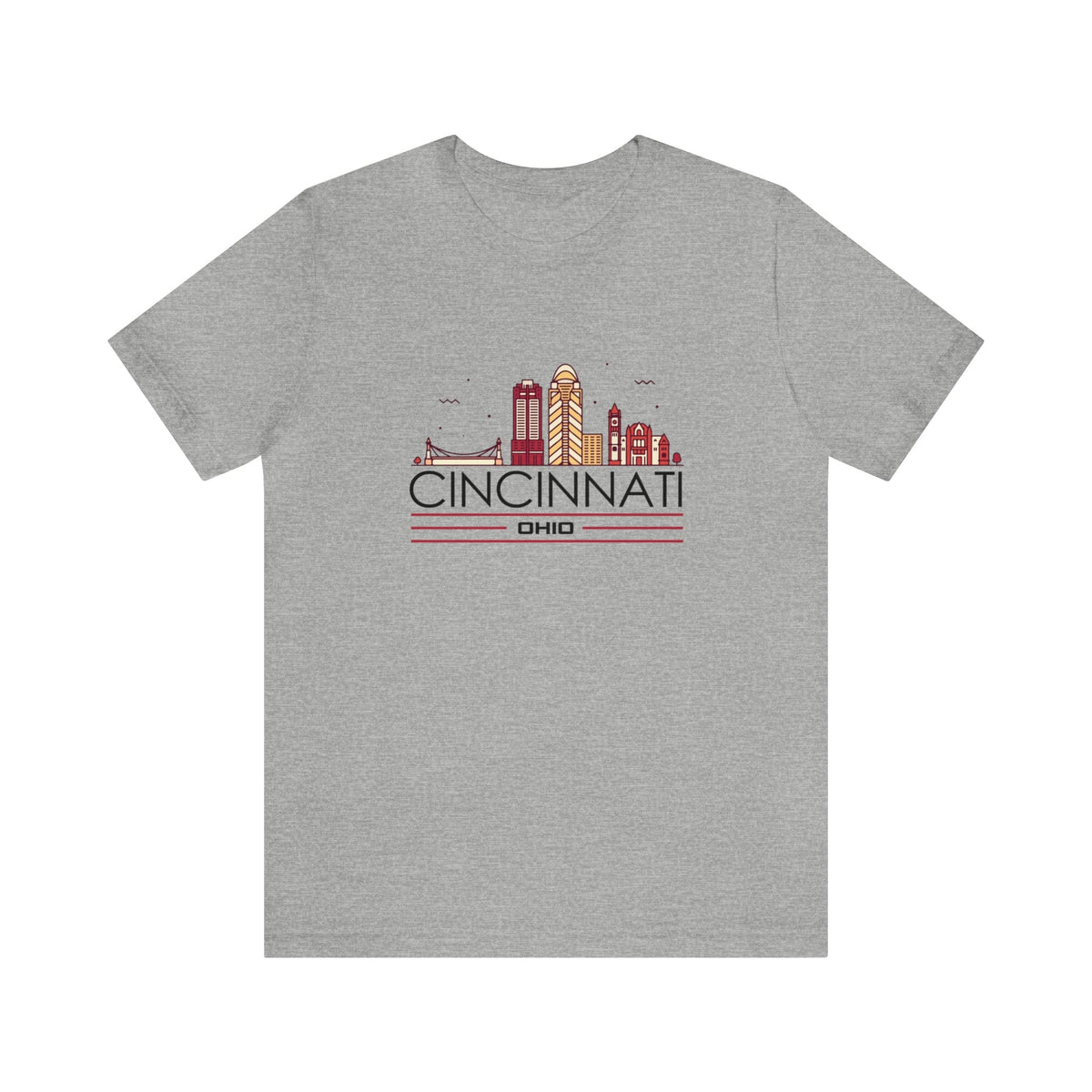 Cincinnati Downtown Glow - Short Sleeve Tee