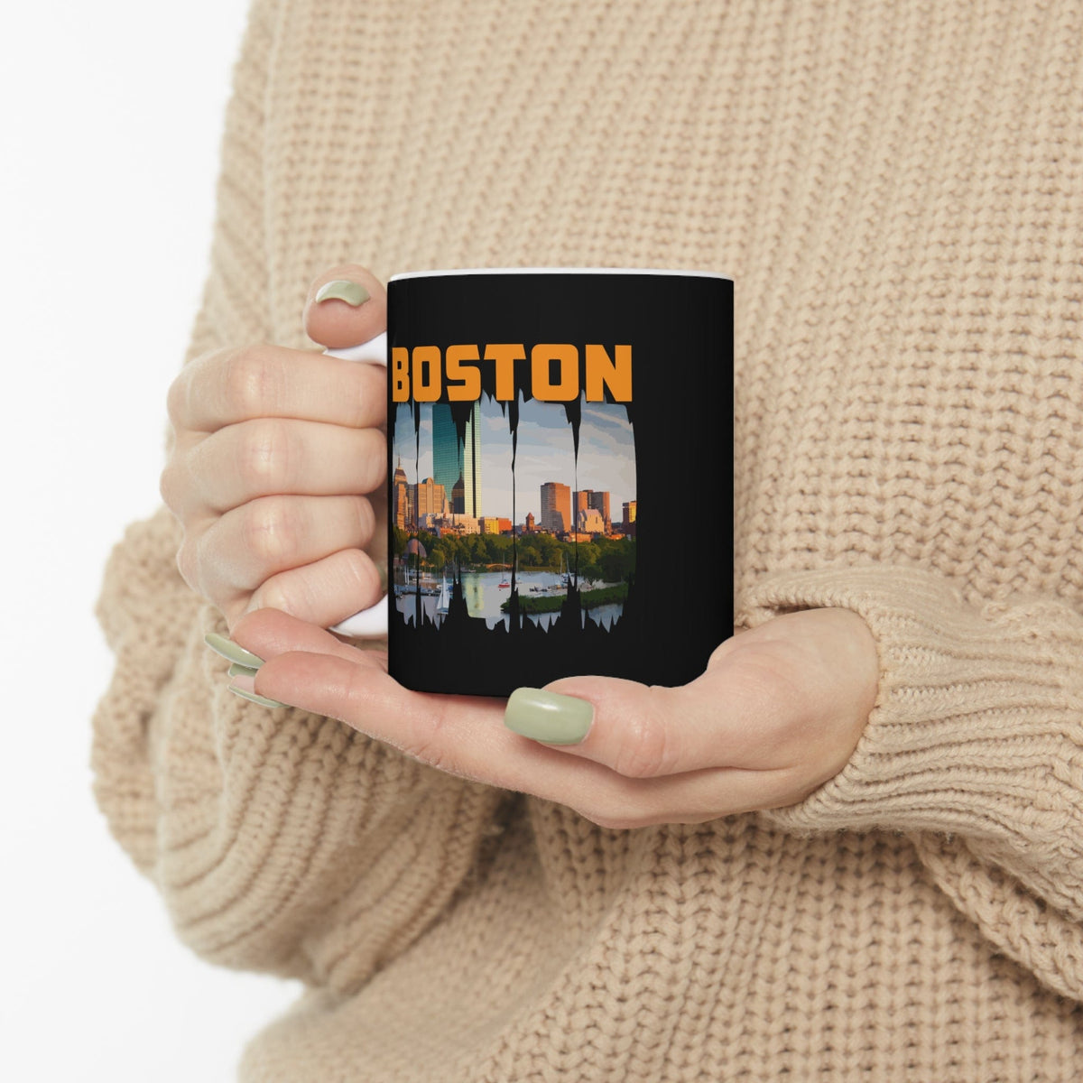 BOSTON - Awesome Ceramic Mug, Exclusive Design